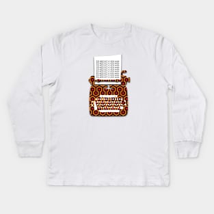Overlook Typewriter Kids Long Sleeve T-Shirt